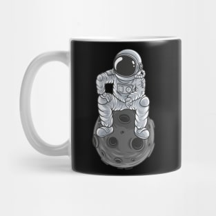 Astronaut on the Moon - Astronaut Suit - Spaceman Mug